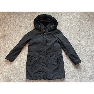 Marc New York by Andrew Marc Wool Lined Parka Jacket Coat Black Womens M